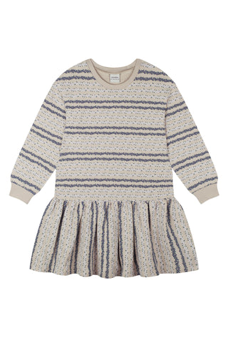 Dikey Çiçek Elbise