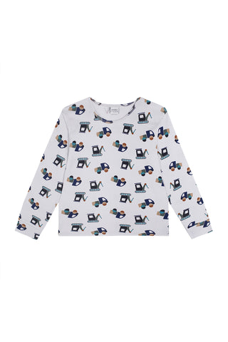 İnşaat Ekibi Uzun Kollu Pijama Takımı