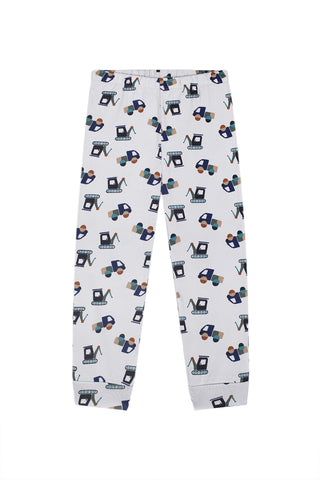 İnşaat Ekibi Uzun Kollu Pijama Takımı