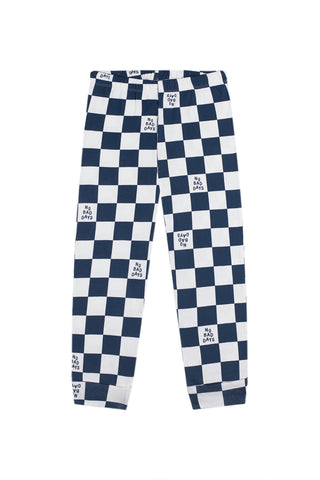 Lacivert No Bad Days Uzun Kollu Pijama Takımı