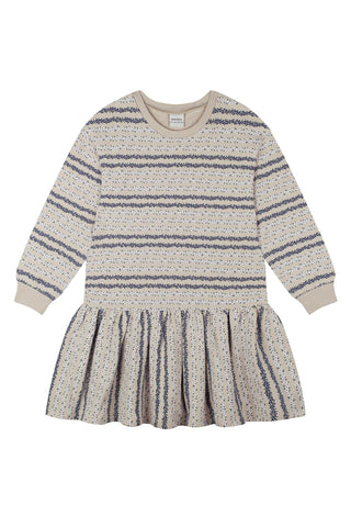 Dikey Çiçek Elbise