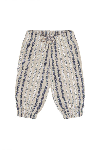 Dikey Çiçek Sweatshirt Pantolon Set