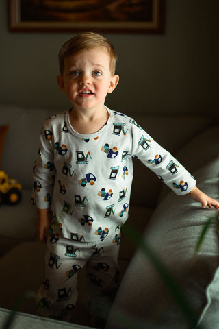 İnşaat Ekibi Uzun Kollu Tshirt Pantolon Set