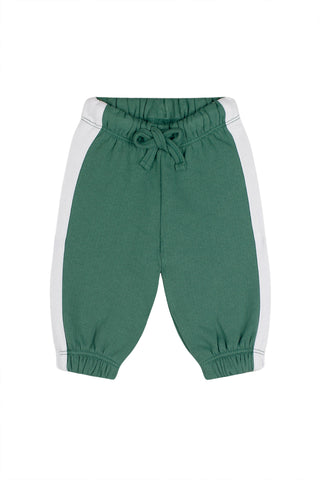 Kontrast Yeşil Sweatshirt Pantolon Set