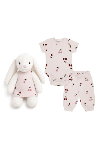 Cherry Blossom Dream Kiraz Body Pantolon ve Tavşan
