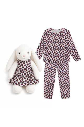 Çilek Tarlası  Pijama Takımı ve Tavşan Set