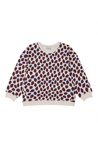 Çilek Tarlası Sweatshirt Tayt Set