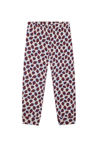 Çilek Tarlası Uzun Kollu Pijama Takımı