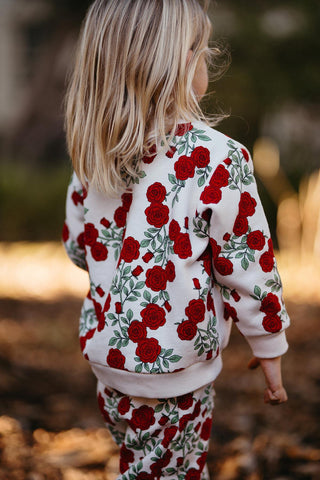 Gül Bahçesi Sweatshirt Pantolon Set