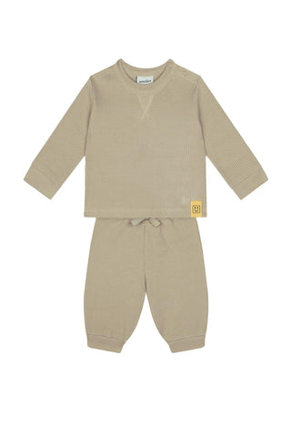 Güleryüz Detaylı Uzun Kollu Tshirt Pantolon Set