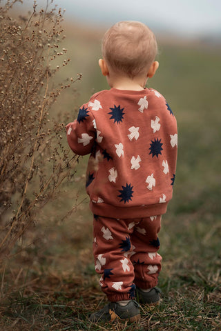 Gün Batımı Kuş & Güneş Sweatshirt Pantolon Set