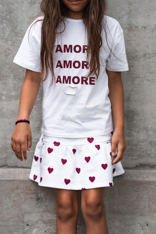 Kırmızı Kalp Etek