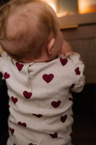 Kalp Jakar Tshirt Tayt Set