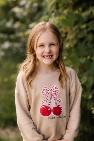 Kiraz Sweatshirt Biker Tayt Set