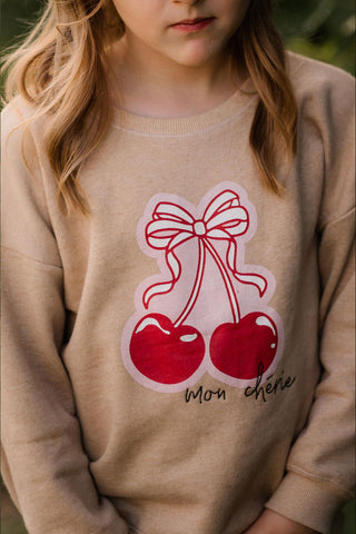 Kiraz Sweatshirt Biker Tayt Set