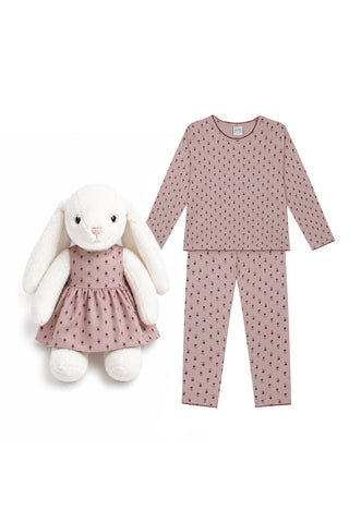Minik Güller Pijama Takımı ve Tavşan Set