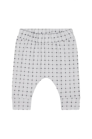 Minik Kareler Uzun Kollu Tshirt Pantolon Set
