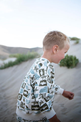 Okyanus Deseni Sweatshirt